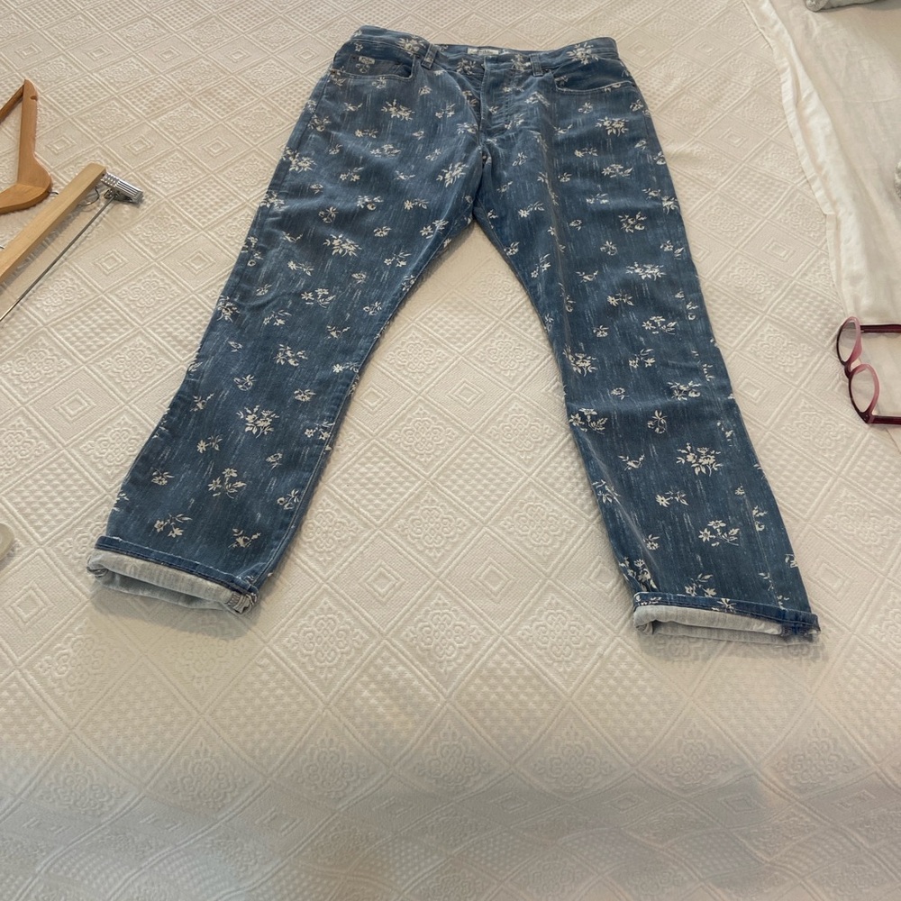 Polo Ralph Lauren Denim Floral Ankle Jeans